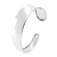 Women's silver bangle cuff bracelet