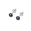 Stunning 6mm Freshwater Pearl Stud Earrings With 925 Silver Details