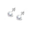 8-9mm Freshwater Pearl Stud Earrings With 925 Silver Post and Butterflies