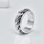 Briaded Design Sterling Silver Ring For men