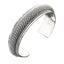 Braided Sterling silver bracelet for women and men