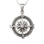 Silver Compass Pendant For Women And Men