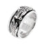 Silver Dragon Spinner Ring for Men