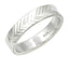 925 Sterling Silver 5mm Band Diamond Cut Ring for Women & Girls, Finger Band, Sizes L N P – Classic Silver Fashion Ring Jewellery Gift
