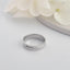 925 Sterling Silver 5mm Band Diamond Cut Ring for Women & Girls, Finger Band, Sizes L N P – Classic Silver Fashion Ring Jewellery Gift