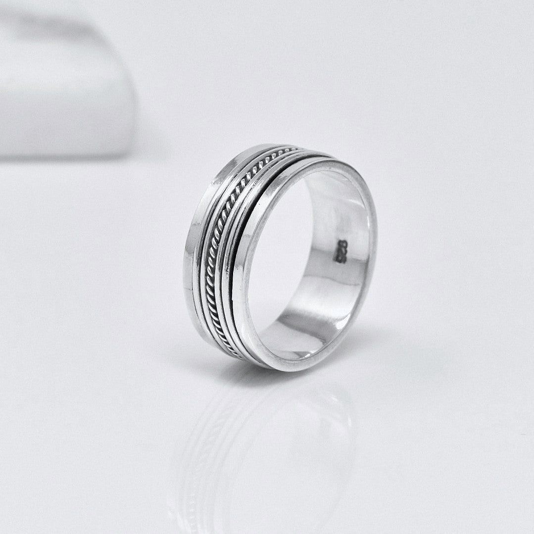 Sterling Silver Spinner Ring 