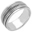  Silver Spinner Ring for Men