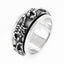 Scorpion Ring, Solid Sterling Silver Spinner Ring for Men