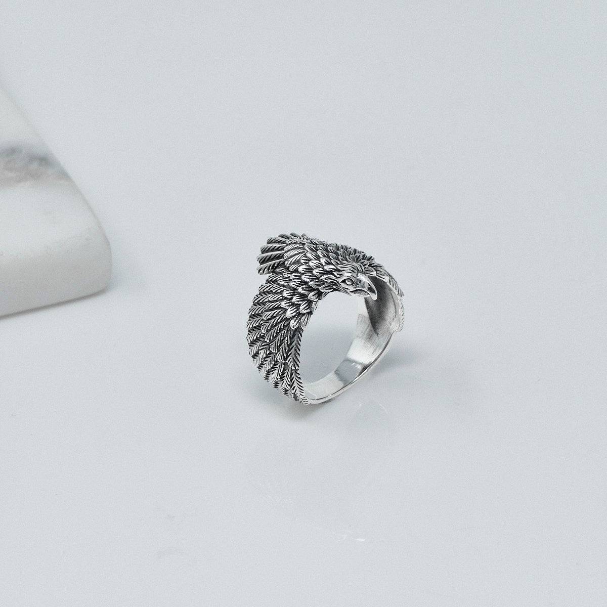 Sterling silver Raven Ring 
