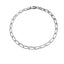 Women's Italian 925 Sterling Silver Links Belcher Paper Clip Chain Charm Bracelet