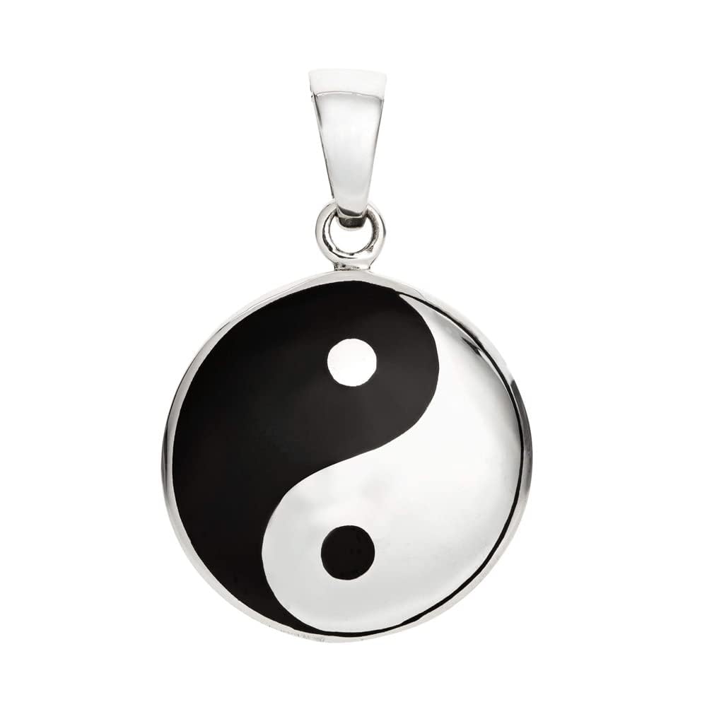 Handcrafted 925 Silver Yin Yang Spiritual Necklace