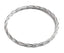 Elegant Twisted Sterling Silver Bangle Women Girls 65mm Diameter