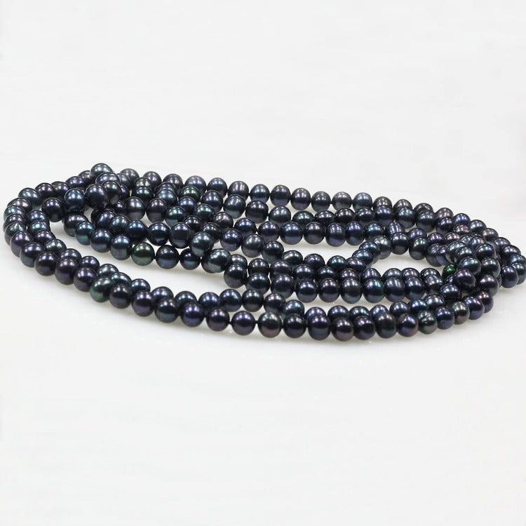black Pearl Necklace for women