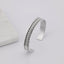 Sterling Silver Braided Bangle for Men