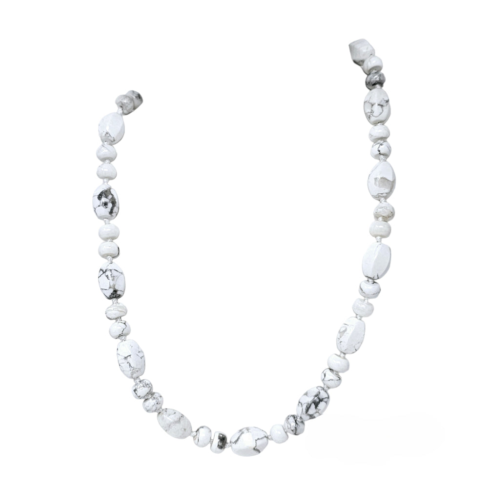 Womens Natural Gemstone Beaded Necklace