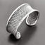 chunky silver bangle for women girls