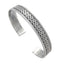 Celtic bangle for men solid 925 silver
