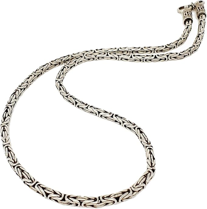 Bali sterling silver chain necklace for men