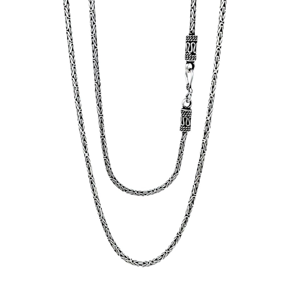 bali silver chain necklace for men