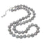 grey pearl necklace for women man 