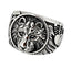 lion silver ring for men