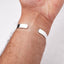 classic silver bangle for men