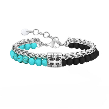 mens beaded bracelet