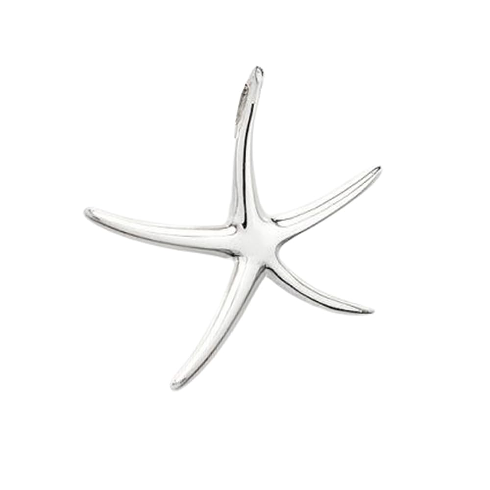 starfish silver pendant