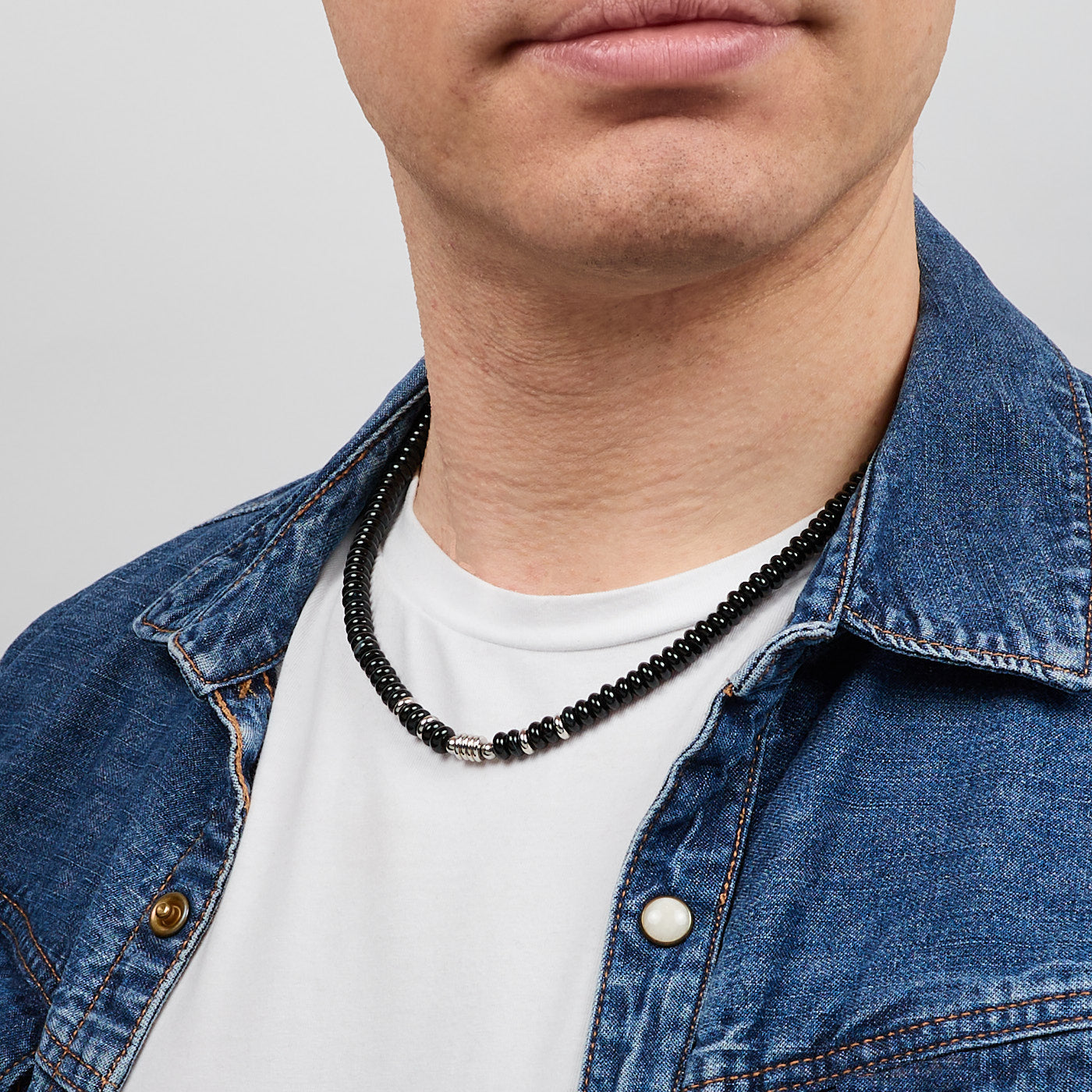 Gemstone Beaded Necklace for men