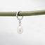 Pearl Earrings For Men - 8-9mm White Freshwater Pearl Drop Hoop Earrings